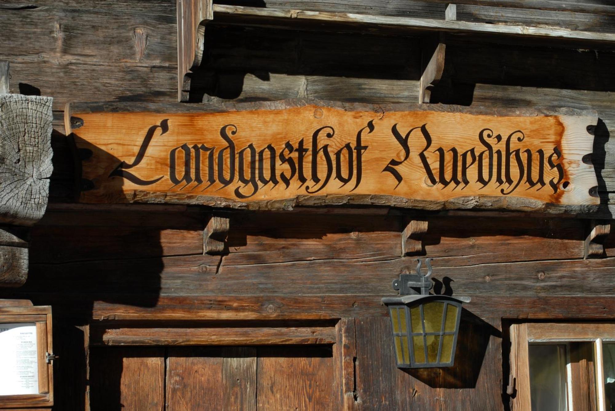 Landgasthof Ruedihus Kandersteg Exterior photo